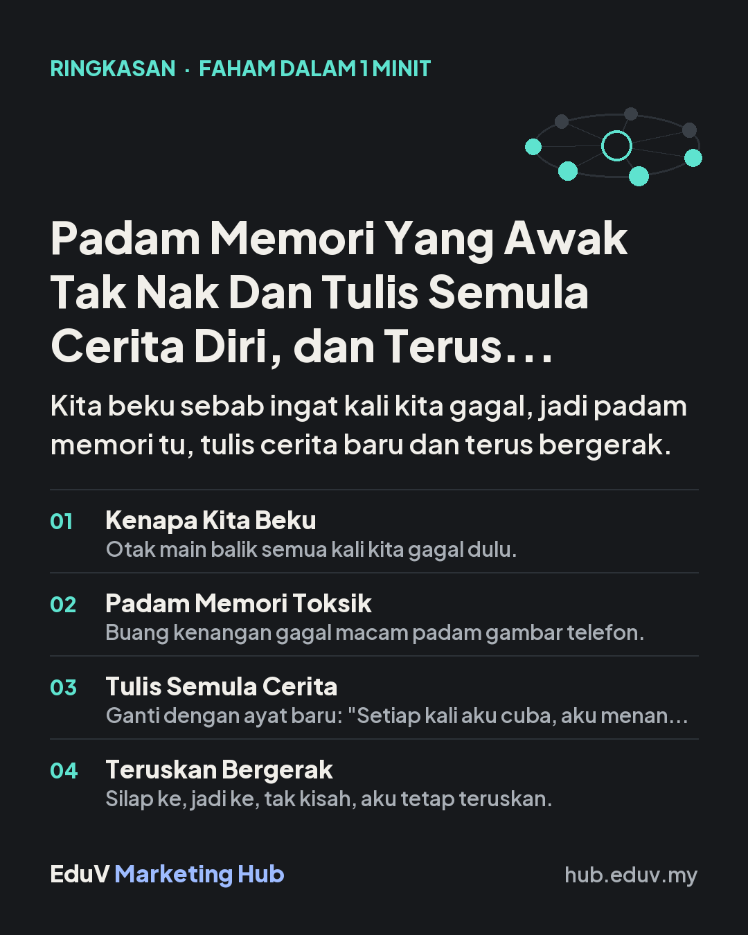 Padam Memori Yang Awak Tak Nak: ringkasan 1 minit